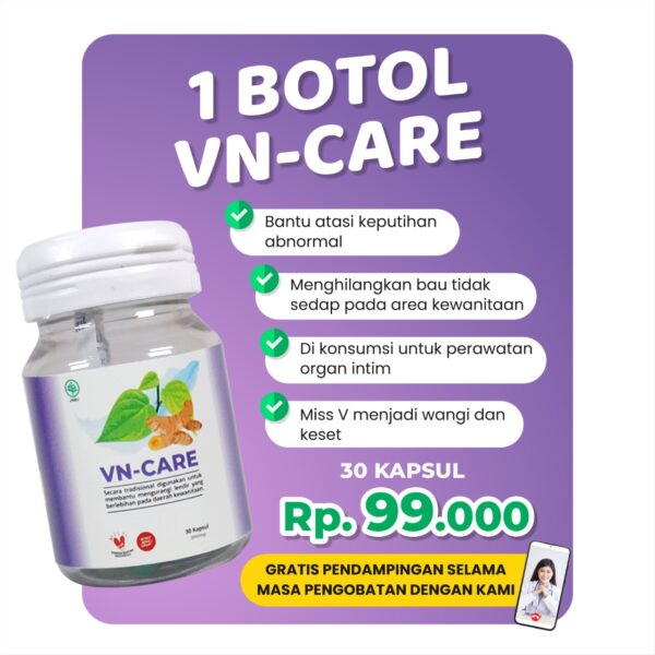 VN‑CARE – Obat Herbal Kewanitaan untuk Atasi Keputihan, Gatal, dan Bau Tak Sedap - Gambar 2