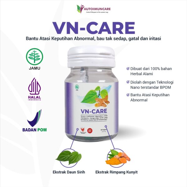 VN‑CARE – Obat Herbal Kewanitaan untuk Atasi Keputihan, Gatal, dan Bau Tak Sedap - Gambar 3