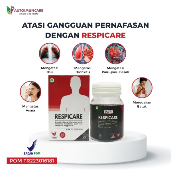 RESPICARE - Obat Herbal untuk Membantu Melegakan Pernapasan dan Menjaga Organ Paru-Paru - Image 2