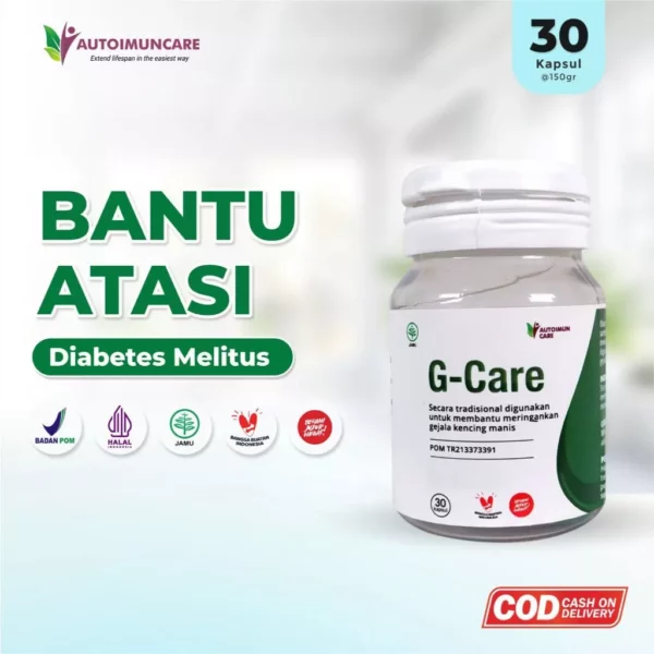 G-CARE - Obat Herbal untuk Mengatasi Kencing Manis (Diabetes) dan Gula Darah - Image 2