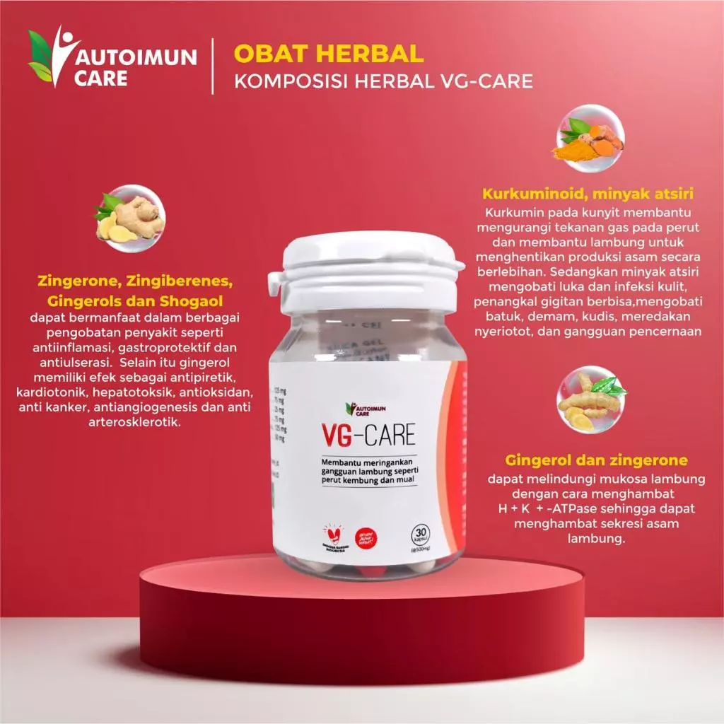 VG-CARE - Obat Herbal untuk Membantu Mengatasi Asam Lambung & Berbagai Masalah Pencernaan - Image 5